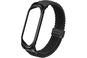 VIGAMEN Adjustable Braided Wristband Compatible with Plaud NotePin AI Voice Recorder,Breathable Soft Wearable Strap with Magnetic Buckle and PC Case,Comfort Lightweight Band,Note Ai Voice Recorder Accessories