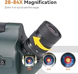 SVBONY SV41Pro Mini Mak Spotting Scope 28-84X80 Angled FMC 1.25" Eyepiece view 4