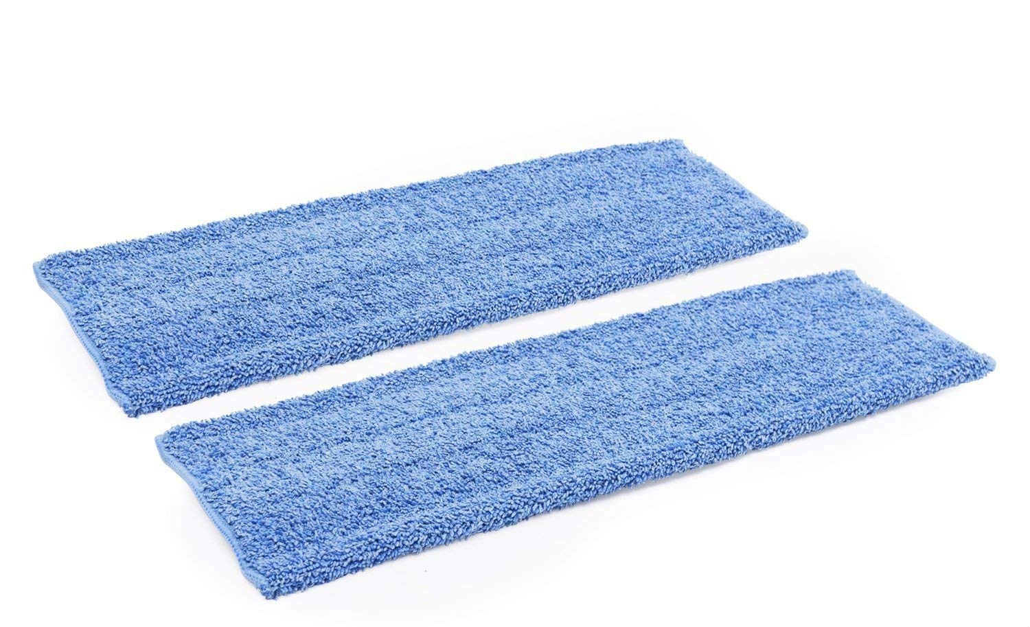 18" Premium Microfiber Wet Mop Pad 2 Pack Use with our 18