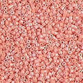 Miyuki Delica 11/0 Cylinder Seed Beads - Op Tea Rose Luster - DB0207 5 Grams