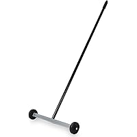Master Magnetics - Magnetic Sweeper with Wheels, 14.5” - Pick up Nails, Needles, Screws and More 07263
