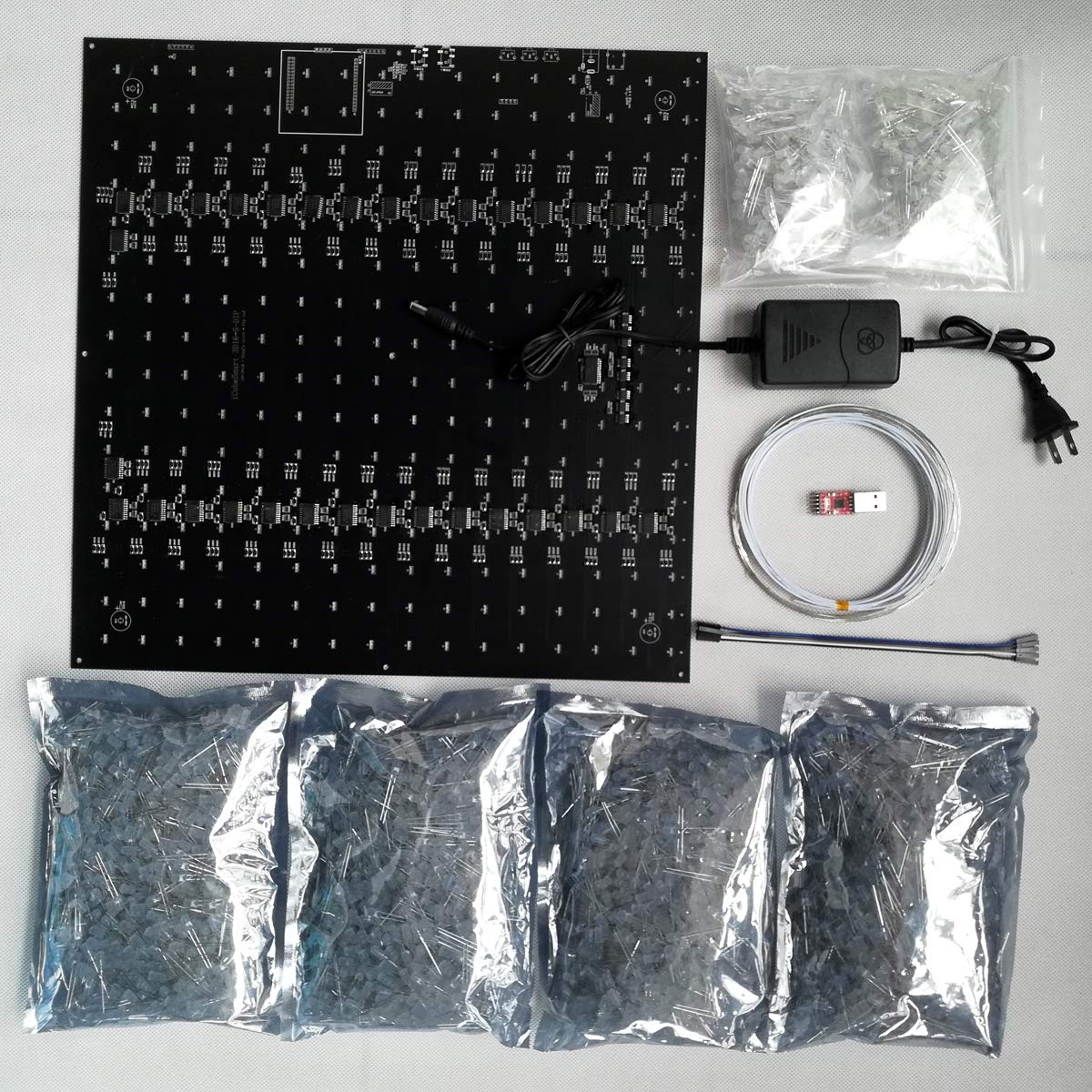 iCubeEdv 3D Led Cube Light Electronics Kit with LED 16x16x16 Electronic