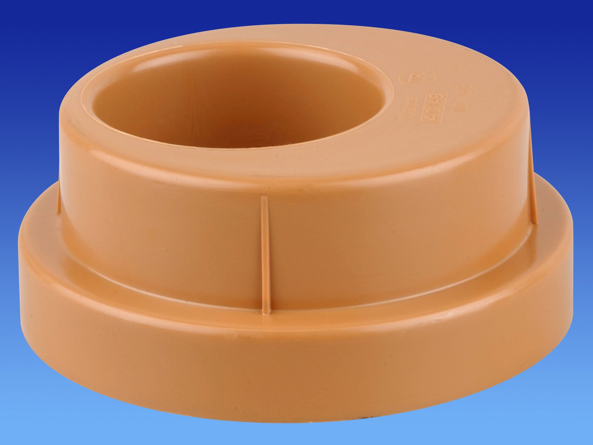 Wavin OSMA 4D149 Terracotta 110mm Drain Adaptor for 68mm Round downpipe