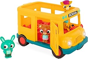 B. toys – Bonnie's School Bus – Musical School Bus – Toy School Bus & Characters – Lights & Sounds – Toy Vehicle for Toddlers, Kids – 18+ Months