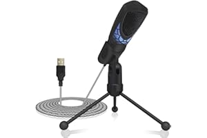 TONOR Gaming Microphone PC USB, Computer Condenser Studio Mic Plug & Play for Gaming/Chatting/Skype/YouTube/Recording/Podcast