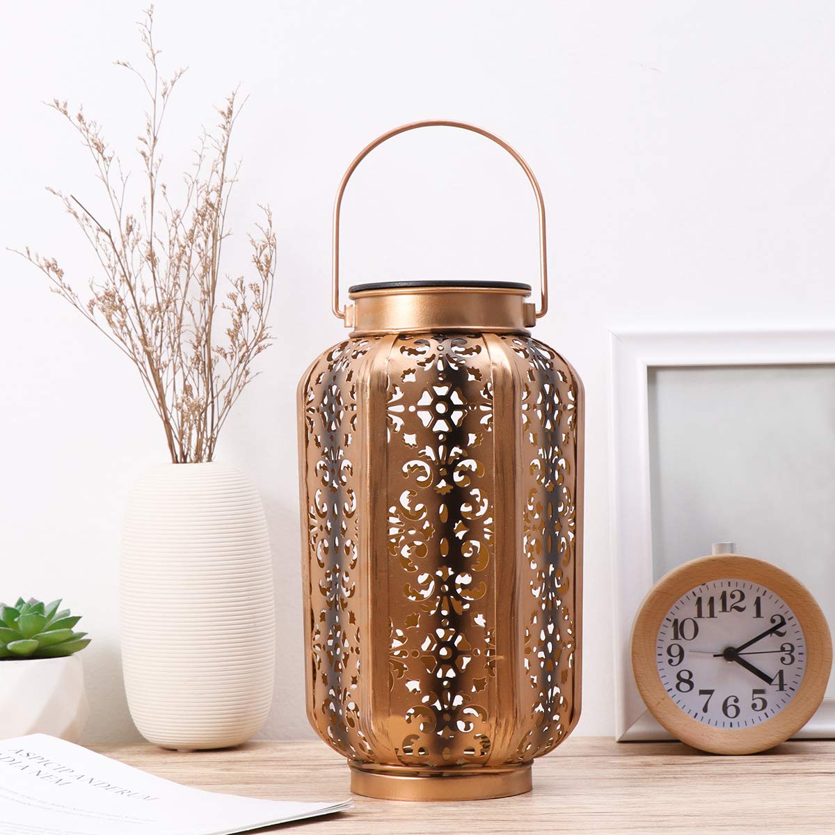 Ledmomo LED-Solarlaternen zum Aufhängen, Silhouette, wasserdicht