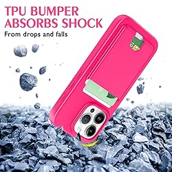 Petocase for iPhone 13 Pro Wallet Case Card Holder