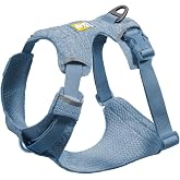 Ruffwear, Front Range Flex Dog Chest Harness, Polar Blue, Medium | Engineered Knit Construction, Ultimate Comfort, Lightweight and Flexible for Everyday Use with Two Leash Attachment Points
