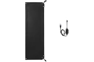 HeatTrak Heated Snow Melting Mat with Power Unit - Heated Outdoor Mats for Walkways - Electric Snow Melting Mats for Decks an