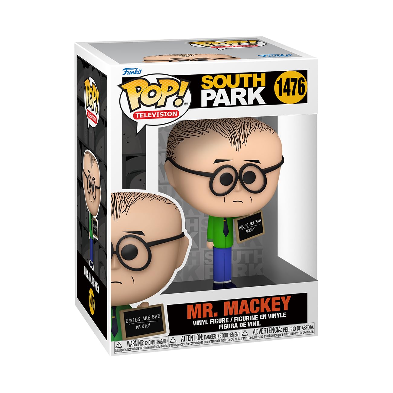 Funko Pop! TV: South Park - Mr. Mackey With Sign - Collectable Vinyl Figure - Gift Idea - Official Merchandise - Toys for Kids & Adults - Cartoons Fans - Model Figure for Collectors and Display