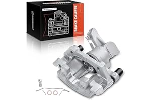 A-Premium Disc Brake Caliper Assembly with Bracket Compatible with Select Cadillac and Saab Models - BLS 2007-2008, 9-3 2003-2011, 9-3X 2010 - Rear Right Passenger Side