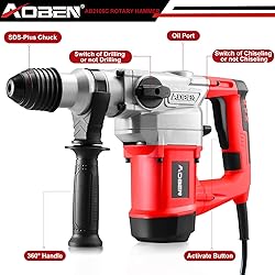 AOBEN 1-1/4 Inch SDS-Plus Rotary Hammer Drill with