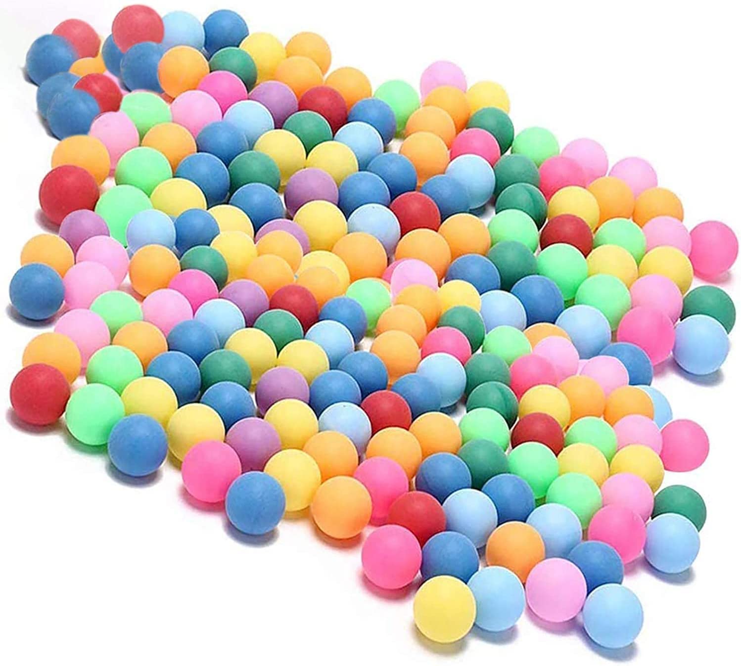 KEVENZ 1500-Pack Ping Pong Balls, Assorted Color Table Tennis Balls, Multi-Color Pong Balls for Pong Games, Arts and Craft, Party Decoration and Pet Toy Image