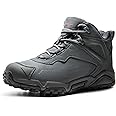 NORTIV 8 Men's Waterproof Hiking Boots Lightweight Mid Ankle Trekking Trails Outdoor Boots