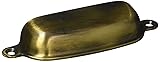 Deltana SHP29U5 Solid Brass 4-Inch Exposed Shell Pull