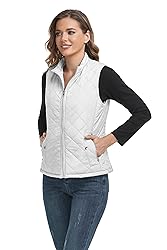 LONGKING 2024 Upgraded, White Women's Outwear Vest