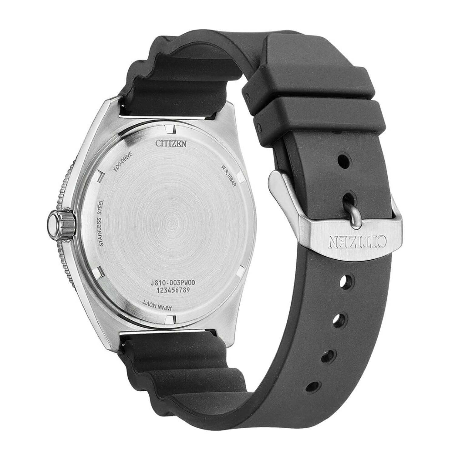 Citizen Eco-Drive Herrenuhr Edelstahl, Schwarz, 43 mm, AW1889-00E 4