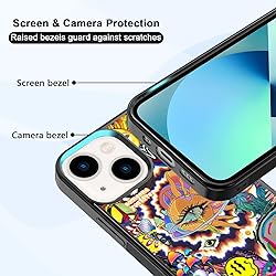 MMYAJT Vintage Trippy Phone Case Fit for iPhone 13