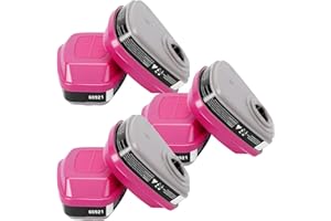 YINGORRS 3 Pair 60921 Respirator Filters - Filter Cartridges for Gas Mask, Against Organic Vapors Gas and Particulates, Compatible with 6200, 6800, 7000 Series Respirator