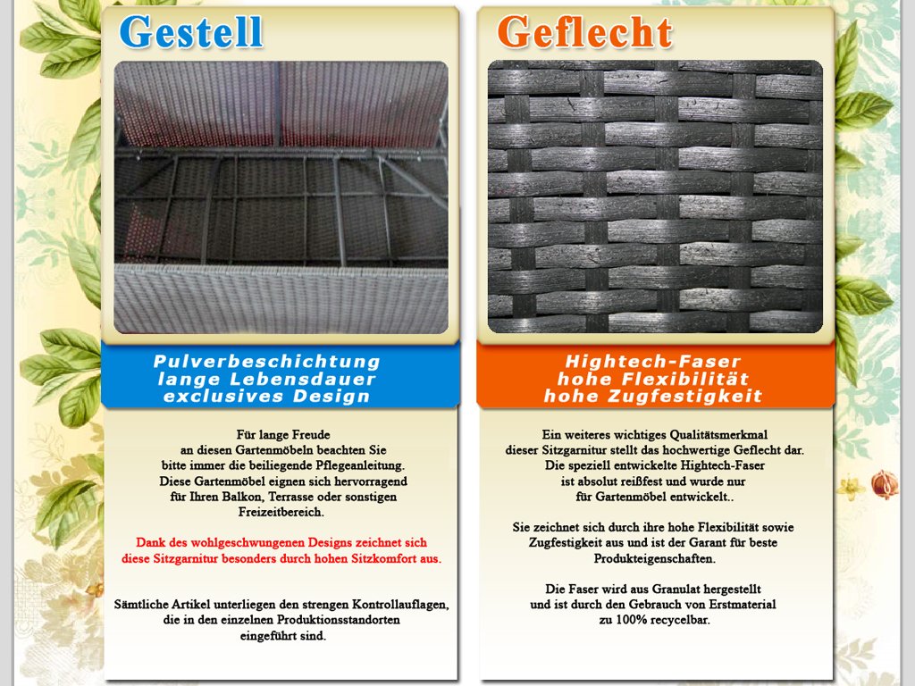 Amazon.de: XINRO® 19tlg Rattan Lounge Gartenmöbel Sofa ...