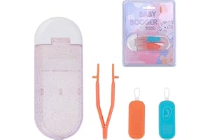 ONEVER Baby Nose and Baby Ear Cleaner, Safe Baby Booger Remover Soft Nose Cleaning Tweezers Nose Cleaner for Baby Infants Newborns and Toddlers, Earwax and Snot Removal Baby Booger Picker
