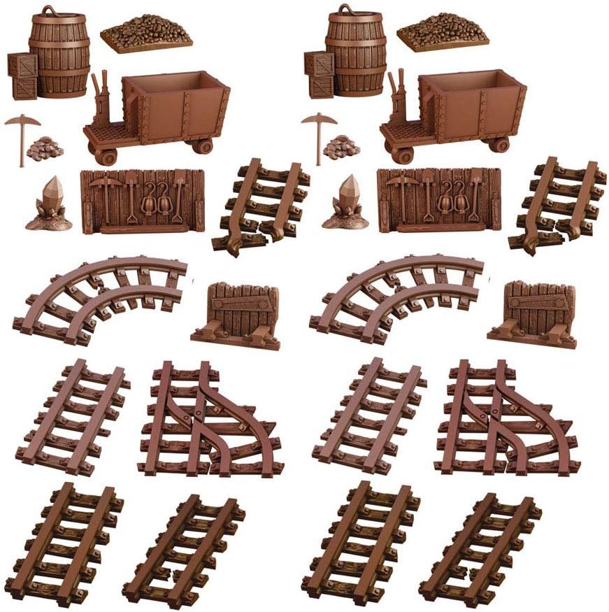 Mantic Games MGTC115 TerrainCrate: Abandoned Mine, Multi, Multicolor, 170mm x 50mm x 275mm