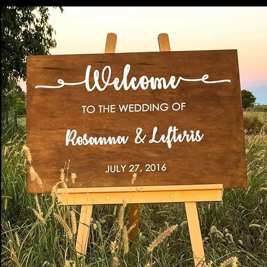 Cartel boda madera | Los carteles más útiles del mercado.