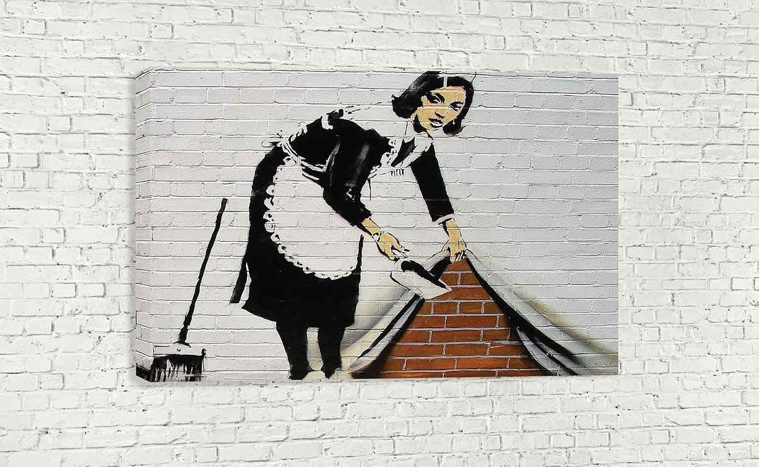 Banksy Es Unter Dem Teppich Kehren Maid Art Zeitgenossische