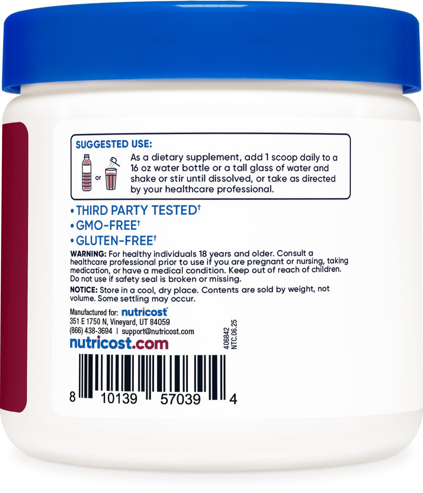 Nutricost Energy Drink Powder (Grape) (60 Servings) - Pre Workout Supplement with Natural Flavors - Non-GMO, Gluten-Free