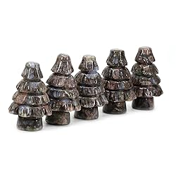 Keleny Natural Llanite Carved Decor Tree Gemstones