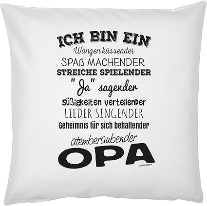 Geschenk Fur Opa Kissen Mit Fullung Wangen Kussender Spass Machender Opa Weihnachtsgeschenk Geburtstag Grossvater Polster Sofakissen Vatertag Amazon De Kuche Haushalt
