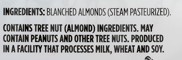 365 BY WHOLE FOODS MARKET, BLANCHED AND SLIVERED ALMONDS, 8 OZ