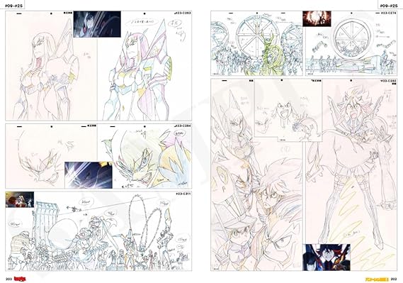 Amazon Co Jp キルラキル アニメーション原画集 三 キルラキル アニメーション原画集 本