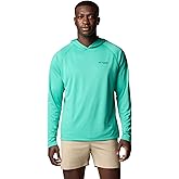 Columbia Men's PFG Solar Stream Hoodie, Glaze Green, Small