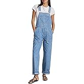 Skirt BL Denim Overalls for Women Straight Leg Adjustable Strap Jean Bib Overalls Casual Stretch Denim Jumpsuit with Pockets