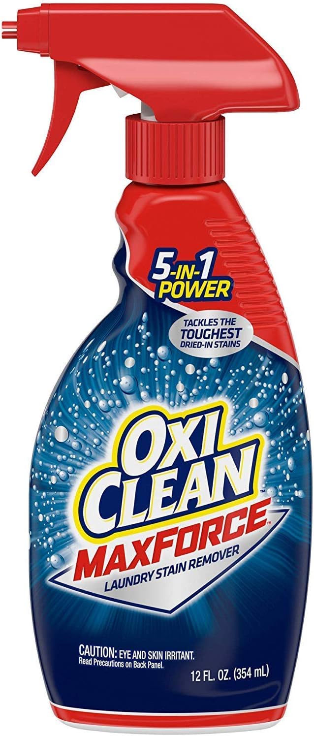 Max Force Laundry Stain Remover, 12oz Spray Bottle: Health & Personal Care