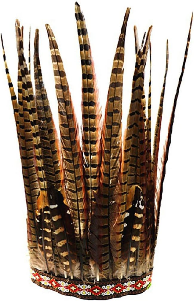 HOWAF Indianer Kopfschmuck Set - 3 Stück Federschmuck Für Karneval & Cosplay