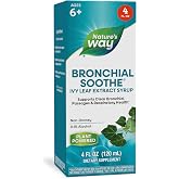 Nature's Way Bronchial Soothe Ivy Leaf Extract Syrup, Non-Drowsy, 4 Fl Oz | Supports Clear Respiratory Passages and Herbal Wellness for Adults and Children Ages 6+*, 0.1% Alcohol, No Artificial Colors