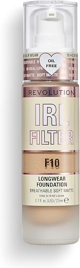 Revolution IRL Filter Longwear Foundation F10 Tan 23ml Matte 16H