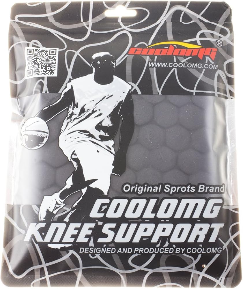 COOLOMG 2 Packs (1 Pair) Kids Adult EVA Pads Crashproof Basketball Leg Knee Long Sleeve Protector Gear XS-XL : Sports & Outdoors