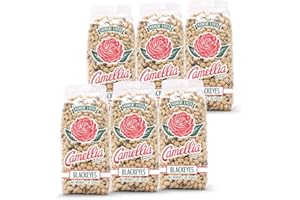 Camellia Brand Dried Blackeye Peas – Premium Non-GMO Southern Pea for Hoppin’ John, Soups, Stews, Salads, New Years Day, and Side Dishes – Gluten-Free, High Protein, Vegan & Vegetarian Friendly, 1 Pound (Pack of 6)