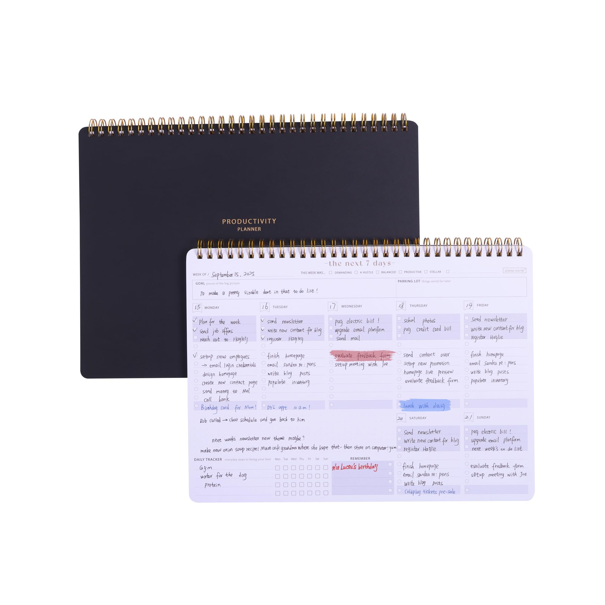 QuickBooks Daily Planner