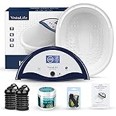 VnioLife Ionic Foot Bath Detox Machine with Epsom Salt | Complete Foot Detox Machine Kit with Basin, Detox Foot Bath For Home Use, Ionic Foot Spa with Timer, Great Gift