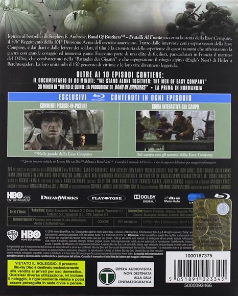 Band of brothers [Italia] [Blu-ray]: Amazon.es: Michael Kamen ...