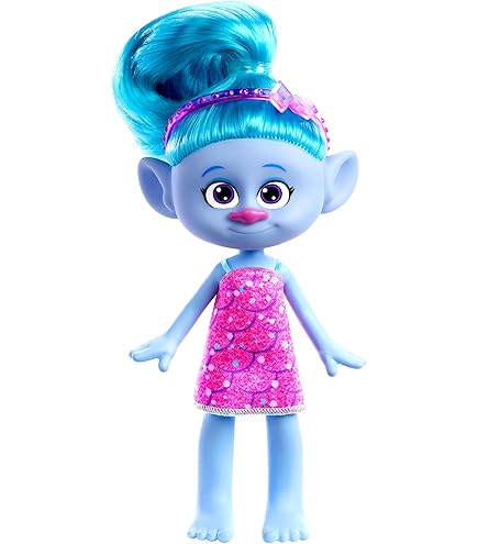 Peluche DreamWorks Trolls Poppy 35 Cm - Câlin Doux Pour Enfants