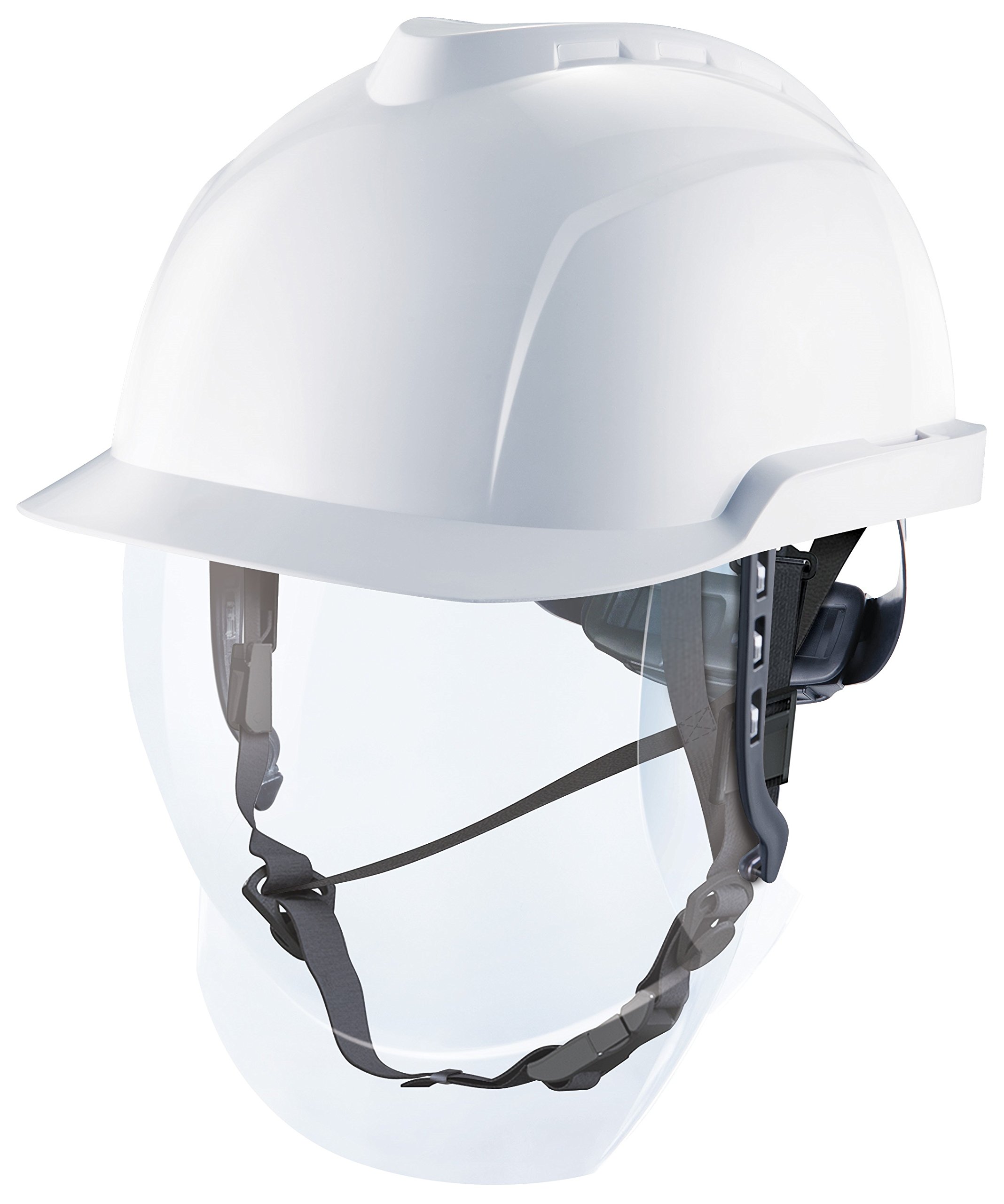 Msa Msa-KAS-Vg950_W Protective Helmet, White, 52-63 Size