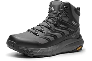 NORTIV 8 Men's Lightweight Hiking Boots Waterproof Breathable Outdoor Trekking Camping Hunting Backpacking Ankle Boots Fern