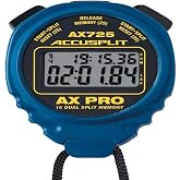 ACCUSPLIT AX725 PRO MEMORY (16) Dual Line Stopwatch (Blue)