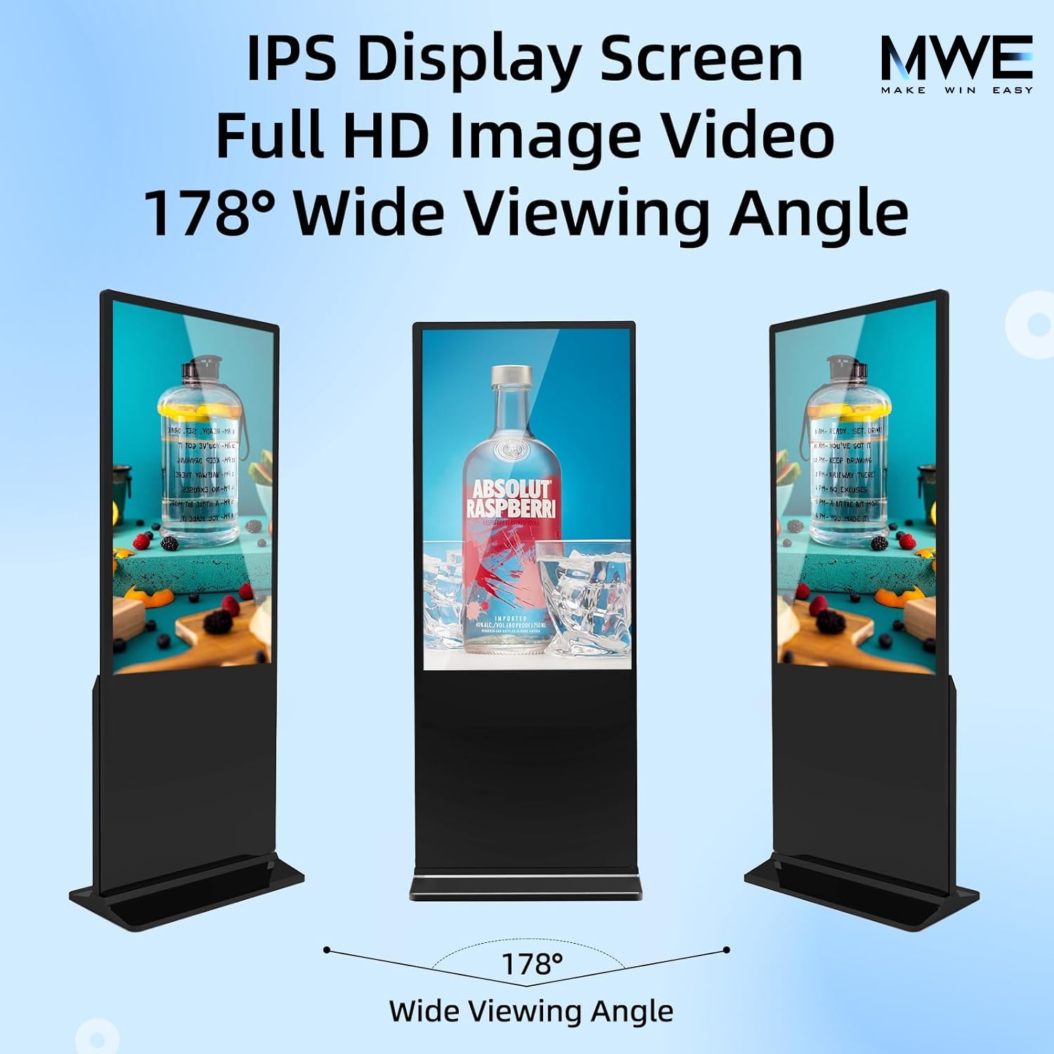 Mua QIXZOCV MWE 43 Inch Indoor Floor Standing Digital Signage ...