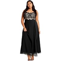 City Chic Women's Plus Size Tulle Sweetheart Maxi Dress at Amazon Women's  Clothing store